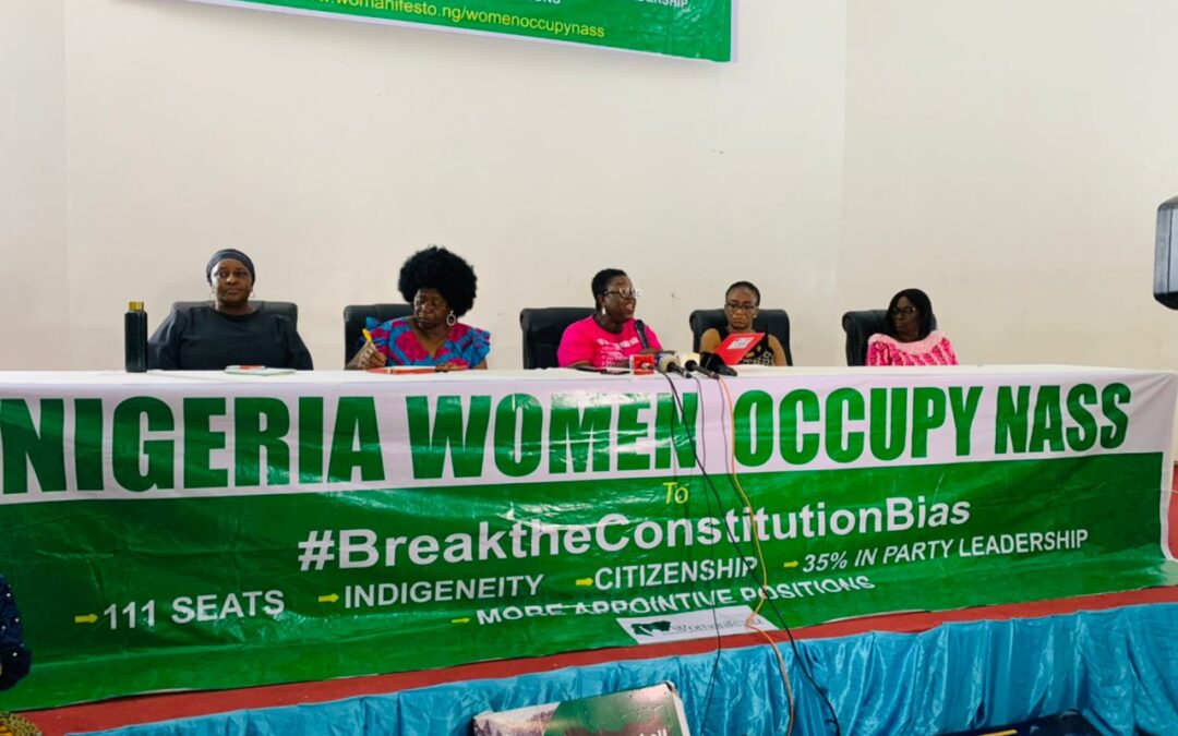 PRESS CONFERENCE ADDRESSED BY DR. ABIOLA AKIYODE – AFOLABI ON THE SUSPENDED ACTION ON THE #NigerianWomenOccupyNass